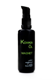 [K1006-02] Körper Öl Magnet/Holz 50ml Violettglas