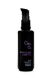 [K1021-01] Gel Öl Wacholder Limette 50ml Violettglas